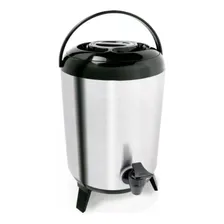 Botijão Inox Térmico 9,5lts Hercules Café Suco Água 12x S/ju Cor Cinza/Preto Foto mini 1