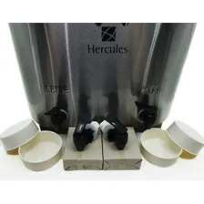 Botijão Térmico Inox Duplo 12 Litros Café Leite - Hercules Cor Cinza Foto mini 4