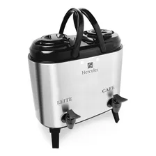 Botijão Térmico Inox Duplo 12 Litros Café Leite - Hercules Cor Cinza Foto mini 1