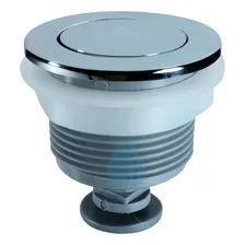 Botão Acionamento Caixa Acoplada Superior Cromado Foto mini 1