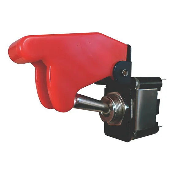 Botão Chave Duas Posições Liga/desliga Dni-2083 Cor Vermelho Foto 1