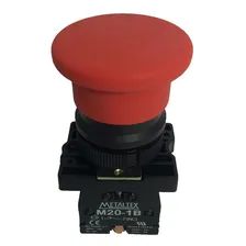 Botão Cogumelo Vermelho 1nf P20bmr-r-1b Kit 10pçs - Metaltex Foto mini 4