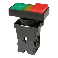 Botão Comando Duplo 1na+1nf Com Iluminação Led 24vca Foto mini 2