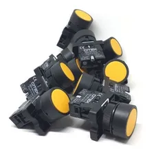 Botão de pressão Citex Lay5-ea51 amarelo 220v Foto mini 2