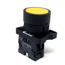 Botão de pressão Citex Lay5-ea51 amarelo 220v Foto mini 1