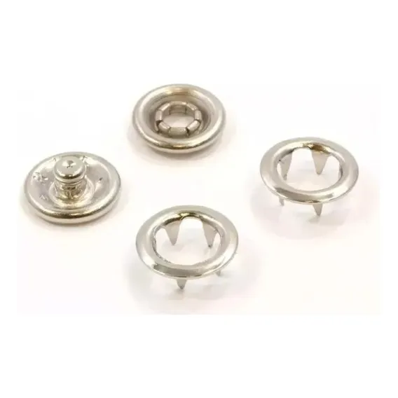 Botão De Pressão Tictac, N. 35 Metal Arinho 200 Pçs Foto 1
