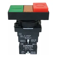 Botão Duplo Iluminado 1na+1nf 22mm Lk-ew8465 Lukma Foto mini 1