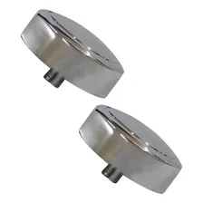 Botão Forno Fischer Fit Line (2 Peças) Cromado Foto mini 4