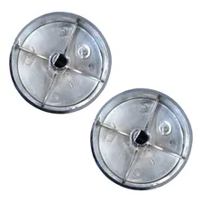 Botão Forno Fischer Fit Line (2 Peças) Cromado Foto mini 2