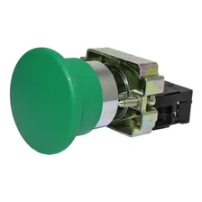 Botão Metálico Cogumelo 40mm Verde 1nf M20am - Metaltex Foto mini 1