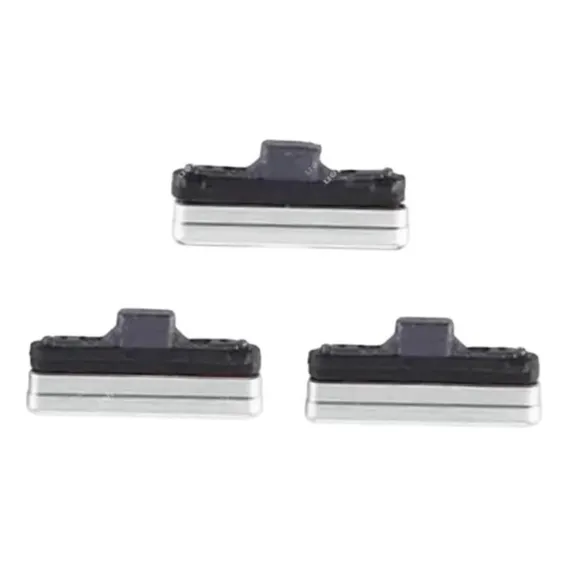 Botão Power Volume Para Galaxy A80 Sm-a805 Cor Prateado Foto 1