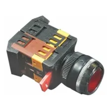Botão Pulsador Vermelho C/iluminação Lay80-pal45 220vca Jng Foto mini 1