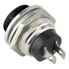 Botão Tebera Chave Push Button Ds212 Preto - 20 Unidades Foto mini 2
