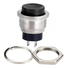 Botão Tebera Chave Push Button Ds212 Preto - 20 Unidades Foto mini 3
