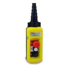 Botoeira Industrial Talha Xac-a2713 2 BotĂ”es+emergĂȘncia Foto mini 1