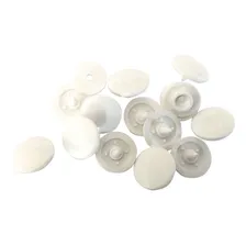 Botões De Pressão Ritas 10 Ou 12 Pacote C/ 50 Botão Cor Branco Foto mini 1