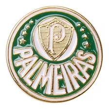 Boton Palmeiras Escudo Dourado Broche Pin Verdão Foto mini 1