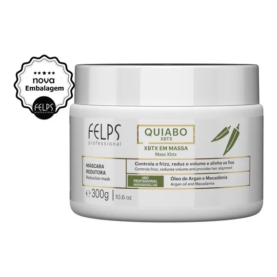 Botox Felps Okra Máscara Redutora 300g Foto 1