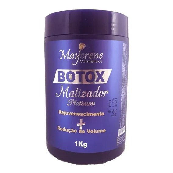 Botox Matizador Loiro Argan 1kg Naturiun Foto 1