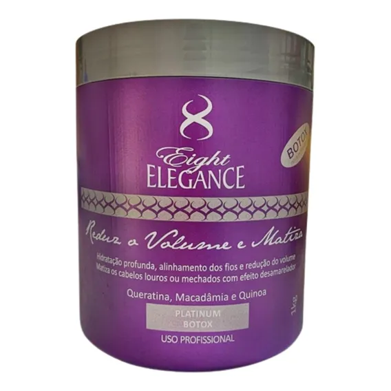 Botox Matizador Platinum Eight Elegance 1kg Foto 1