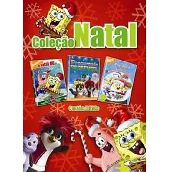 Box 3 Dvd's Coleção Do Bob Esponja Foto 1