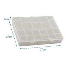 Box Caixa Organizador Paramount Gg - 20 Divisorias 163 Cor Transparente Foto mini  2