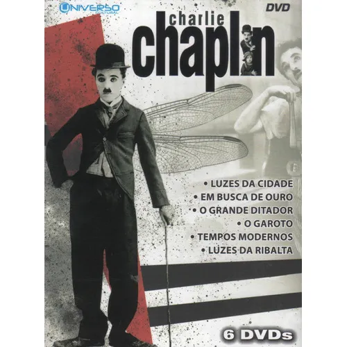 Box Charlie Chaplin 6 Dvds Incluindo O Garoto Foto 1