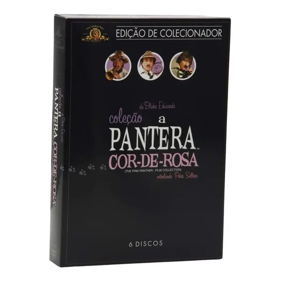 Box Coleção A Pantera Cor De Rosa Filme Peter Sellers 6 Dvds Foto 1