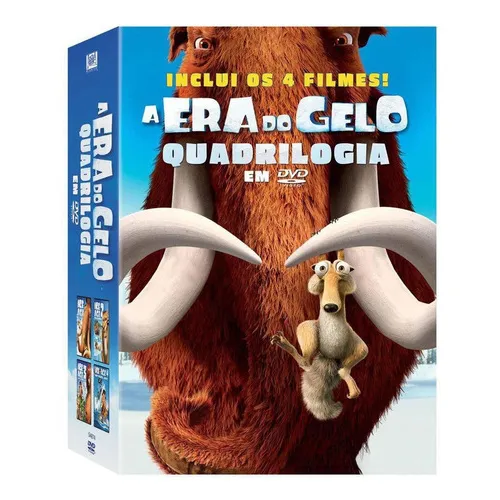 Box Dvd Quadrilogia A Era Do Gelo - 4 Filmes Foto 1