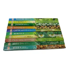 Box Kit C/ 10x Incensos Aromas Sortidos Prosperidade Amor Fragrância Diversas Foto mini 1