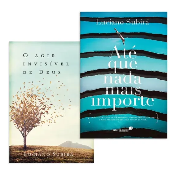 Box Livros O Agir Invisível De Deus + Até Que Nada Mais Importe Subirá: Luciano Subirá, De Luciano Subirá. Editorial Hagnos, Capa Mole Em Português Foto 1