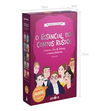 Box O essencial dos contos russos - volume 01 - livros + audiolivros , de Liev Tolstoi. Editora Amora, capa mole em português Foto mini 3