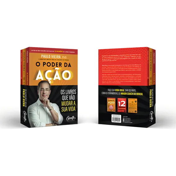 Box Paulo Vieira, de Paulo Vieira. Editora Gente, capa mole em português, 2023 Foto 1