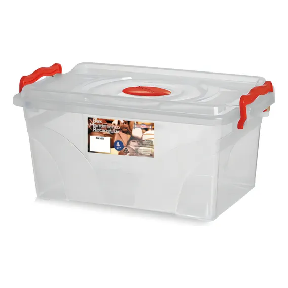 Box Retangular Com Trava 4,0 Litros Foto 1