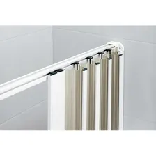 Box Sanfonado Branco Pvc - 071 A 085 (l) X 185cm (a) - Bcf Foto mini 4