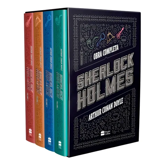 Box Sherlock Holmes - Caixa - 4 Livros - Arthur Conan Doyle Foto 1