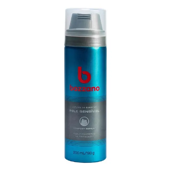 Bozzano Espuma Barbear Cremosa Pele Sensível Masculino 193g Foto 1