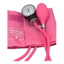 Braçadeira Adulto Nylon Esfigmomanômetro Aparelho De Pressão Cor Rosa Premium Foto mini  3