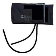 Braçadeira Adulto Nylon Fecho De Contato Preto P.a Med Foto mini 1