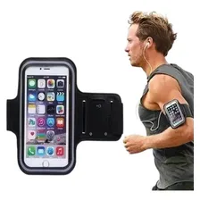 Braçadeira Celular Corrida Esporte Suporte Celular Braço Cor Preto Foto mini 1