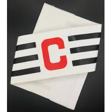 Braçadeira Faixa De Capitão Futebol Tricolor Ajustável Foto mini 4