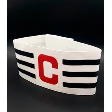 Braçadeira Faixa De Capitão Futebol Tricolor Ajustável Foto mini  3