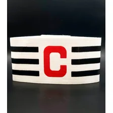 Braçadeira Faixa De Capitão Futebol Tricolor Ajustável Foto mini  2