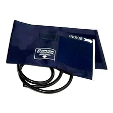 Braçadeira Obeso Nylon Esfigmomanômetro Aparelho De Pressão Cor Azul Premium Foto mini 1