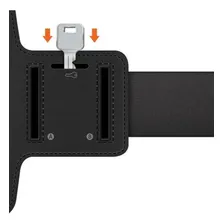 Braçadeira Suporte De Celular Para Prática Esportiva Cor Preto Braçadeira suporte para celular Foto mini 1