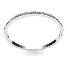 Bracelete Prata 950 Zirconia Diâmetro 16 Cm Foto mini 3