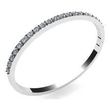 Bracelete Prata 950 Zirconia Diâmetro 16 Cm Foto mini 1