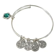 Bracelete Prata Fio Com 7 Dons E Chaton Foto mini 1