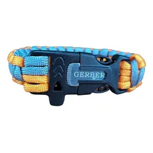 Bracelete Pulseira Paracord Apito Para Camping Pesca Foto  mini 1