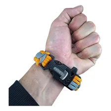 Bracelete Pulseira Paracord Apito Para Camping Pesca Foto mini  2